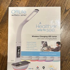 OttLite wireless charging LED Lamp